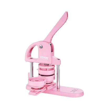 SucceBuy 3-IN-1 Button Maker Machine with Panda Magic Book Ergonomic Arc Handle Punch Press Kit