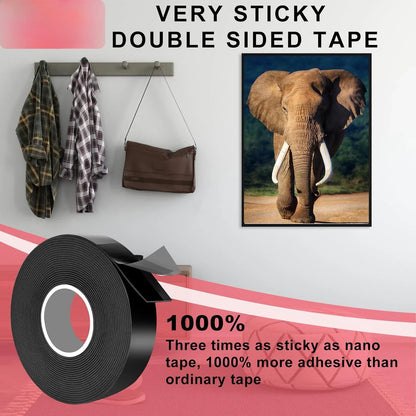 Super Double-Sided Tape Heavy duty 10 feet, mounting tape waterproof