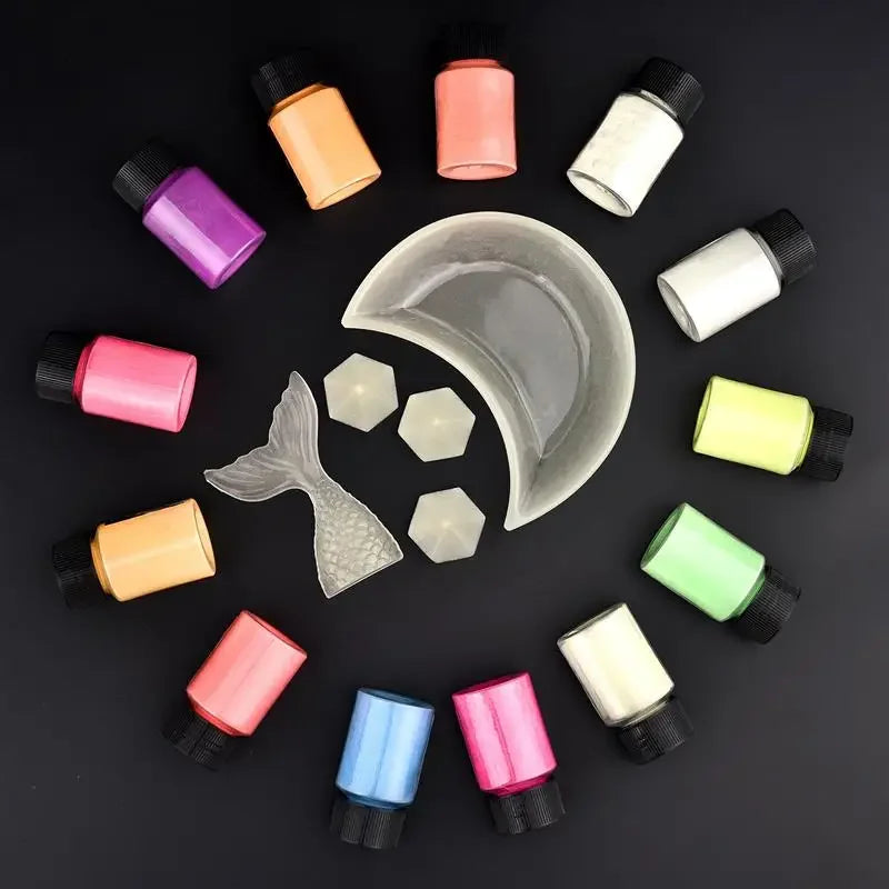 20g Long Lasting Bright Luminous Powder Paint Epoxy Resin Pigment Glow In The Dark Fluorescent Powder DIY Jewelry Making Filler
