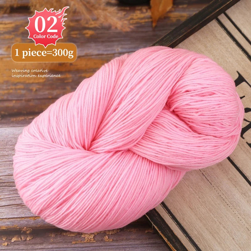 300g Alpaca Wool Yarn in Multiple Optional Colors Used for Knitting Fashionable Sweaters Scarves Gloves Hats Coats