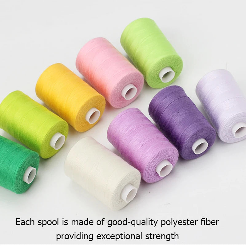 Sewing Thread,140S/2, 42 Colors All Purpose, 30wt, Assorted 1000 Yards Polyester