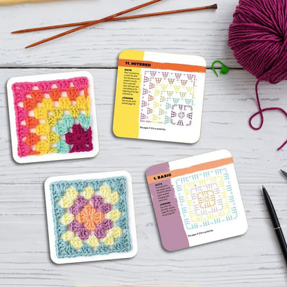 50 Mix & Matchs Designs Card Decks Crochet Cards Knitting Kit DIY Knitted Pattern Cards Set