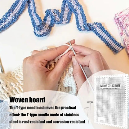 Macrame Handmade Braiding Board With T Pins Macrame Supplies Project Board