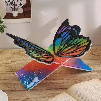 Butterfly Silicone Mold Book Reading Stand Epoxy Molds Music Stand
