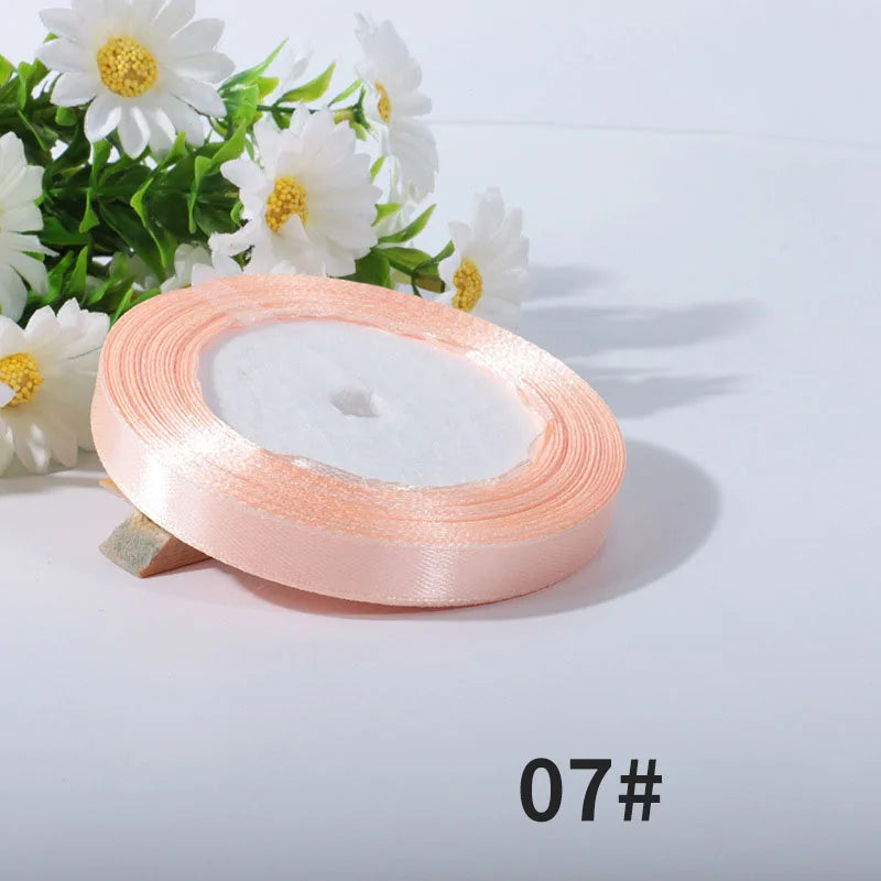20mm 25yards per roll Silk Satin Ribbons