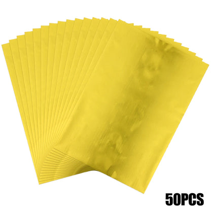 50pcs/pack 20x29cm Toner Hot Stamping Foil Paper A4 Toner Reactive Foil By Laser Printer and Laminator