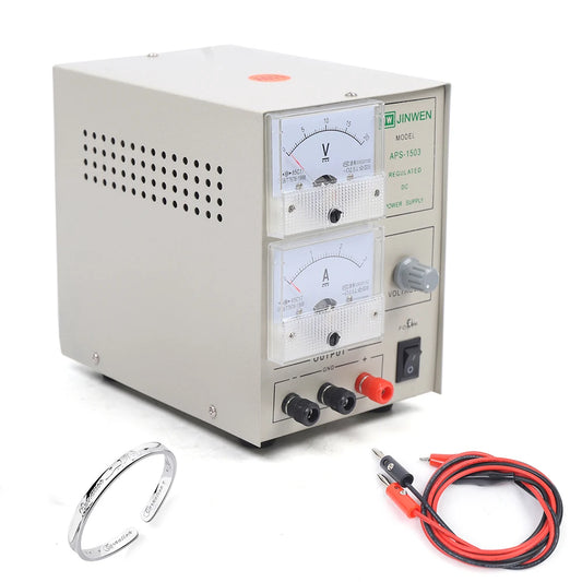 Jewelry Craft Kit Gold Plating Machine Plater Electroplating Kit Automatic Voltage Regulation Overcurrent Protection