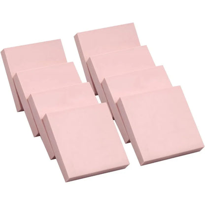 8 2 "x2" pink rubber carving blocks, suitable for stamp crafts, soft and easy to carve