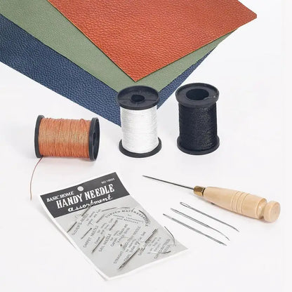 Leather Kit Heavy Duty Leather Sewing Tools With Sewing Thread Needle Awl