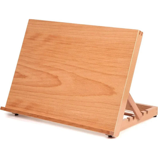 Wooden drawing table easel sketch board, 16 1/2 inches by 12 1/8 inches