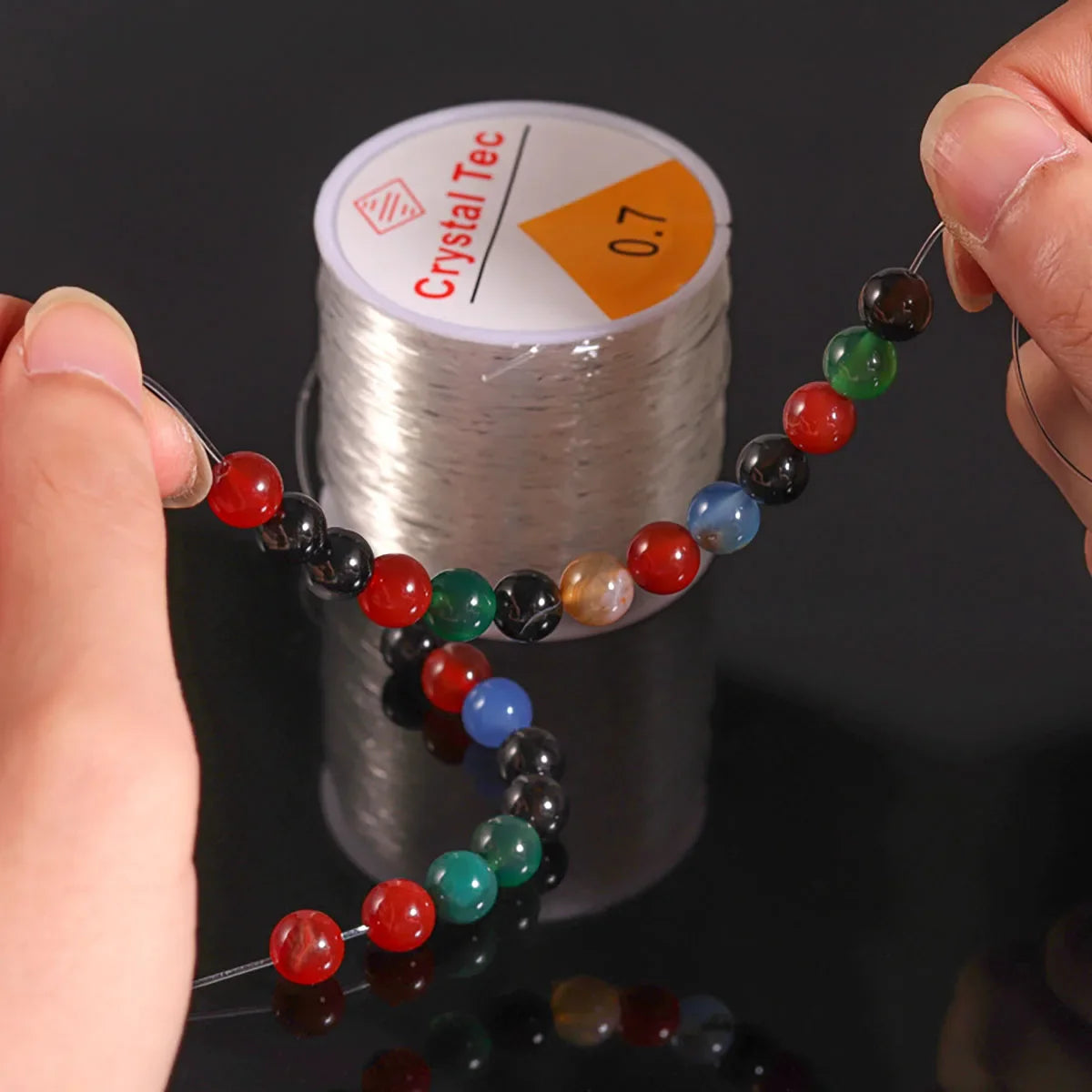 iYOE 0.5-1.5mm Elastic Cord String Transparent Elastic Thread For Jewelry Making Diy Bracelet Necklace