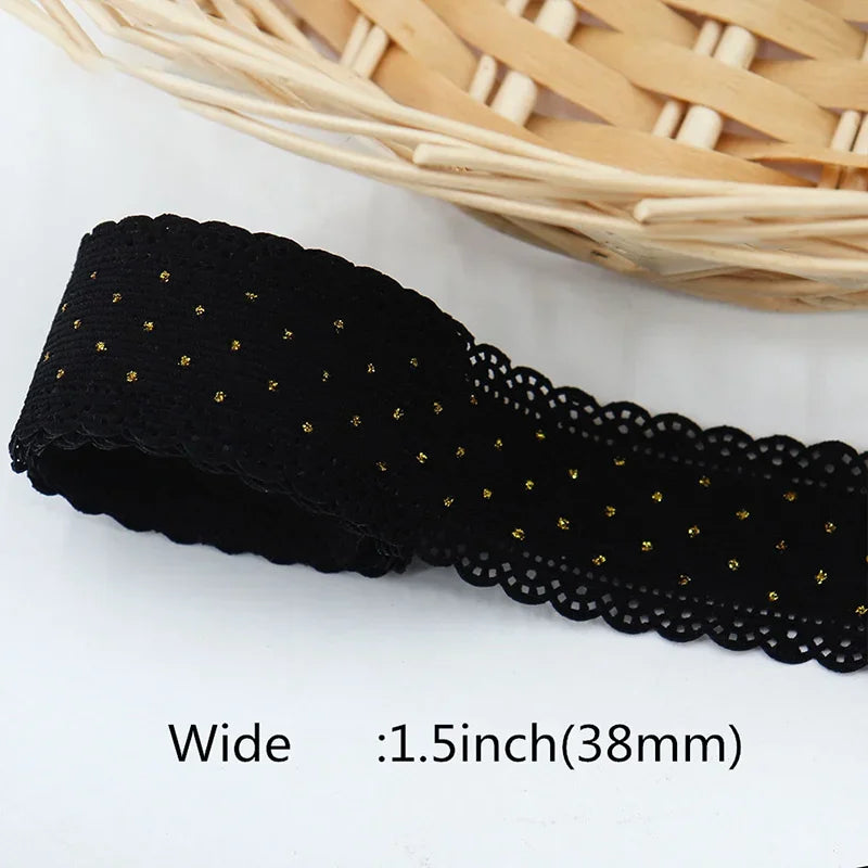 5 Yards Lace Corduroy Ribbons Sewing Crafts Hair Bow Making