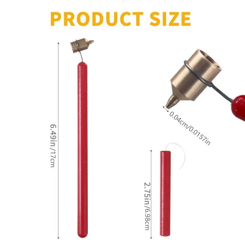 0.4/0.5/0.7mm Fine Lines Painting Pen Set Easter Egg Decorating Pysanky Tool Fluid Writer Paint Applicator Liquid writing device