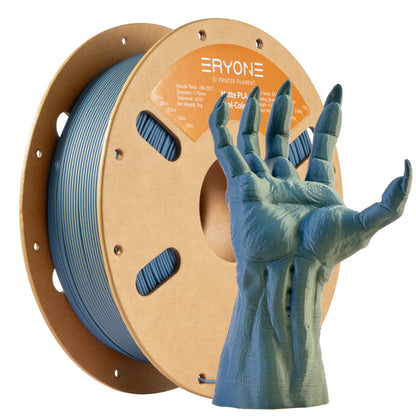 ERYONE Matte Dual Color PLA Filament 1.75 mm for 3D Printers,Accuracy +/- 0.03mm,1kg/ Spool(2.2lbs)