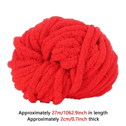 Chenille Yarn Soft wool thread Chunky Yarn for handmade Knitting Crocheting Thick Yarn Soft Plus Yarn for Socks Gloves