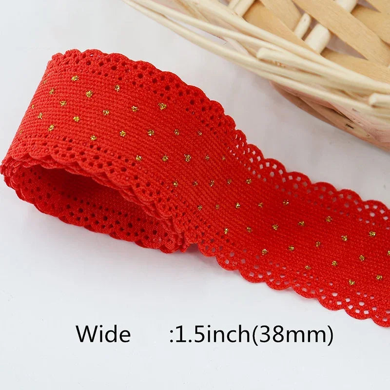 5 Yards Lace Corduroy Ribbons Sewing Crafts Hair Bow Making