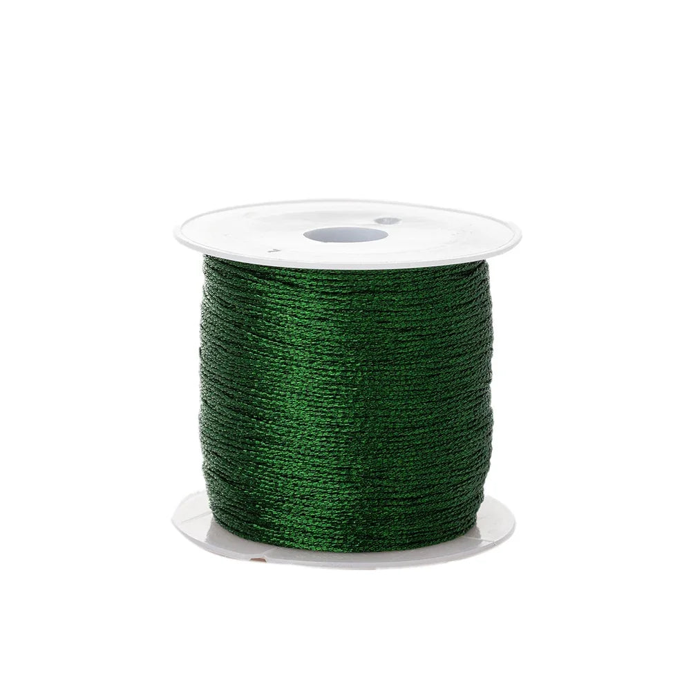 0.4mm 50m Crafts Nylon Cord Beading Braided Nylon Satin String