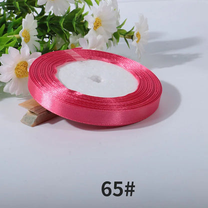 20mm 25yards per roll Silk Satin Ribbons