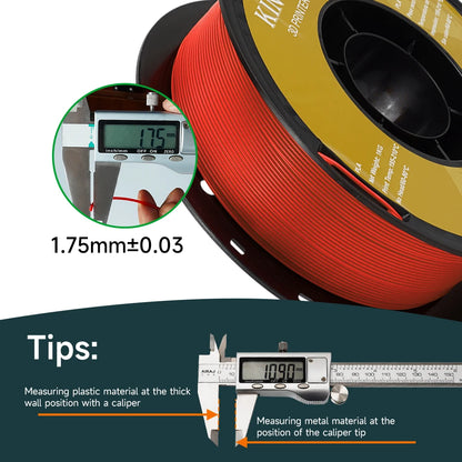 KINGROON 22LBS PETG or PLA filament 3D Printer Filament 10 Rolls 1KG 1.75MM Eco-Friendly Good Toughness Mix Color