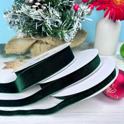 1/1.5/2.5cm Velvet Ribbon For Handmade Bow Making
