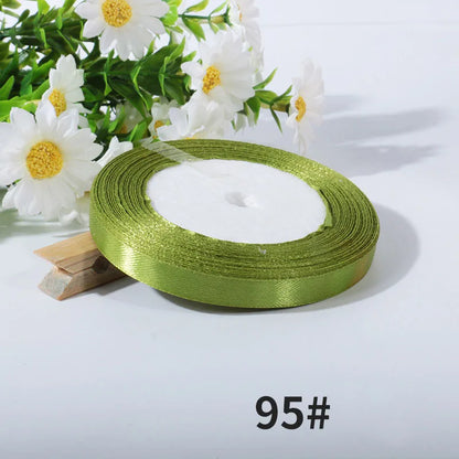 20mm 25yards per roll Silk Satin Ribbons