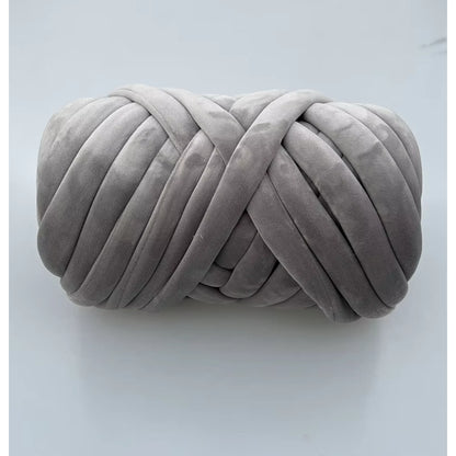Soft Velvet Giant Arm Knitting Chunky Tube Yarn 250g