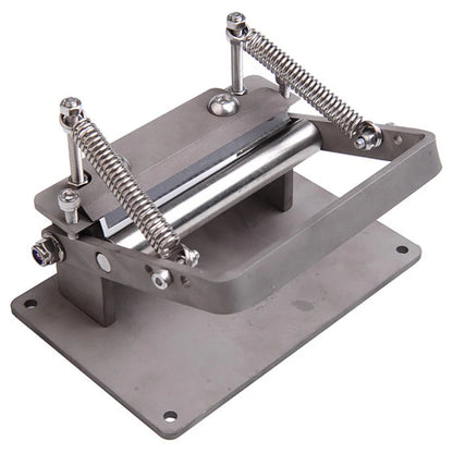Leather Peeling Machine, Stainless Steel, Adjustable Thickness, 9cm Max Cutting Width, for Leather Crafting and Shaping