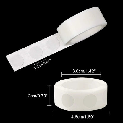 1500 dots of balloon glue removable dot tape, 15 rolls of double-sided dot stickers