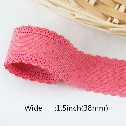 5 Yards Lace Corduroy Ribbons Sewing Crafts Hair Bow Making
