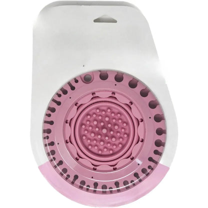 Brush holder and silicone cleaning system for acrylic, watercolor and water-based media