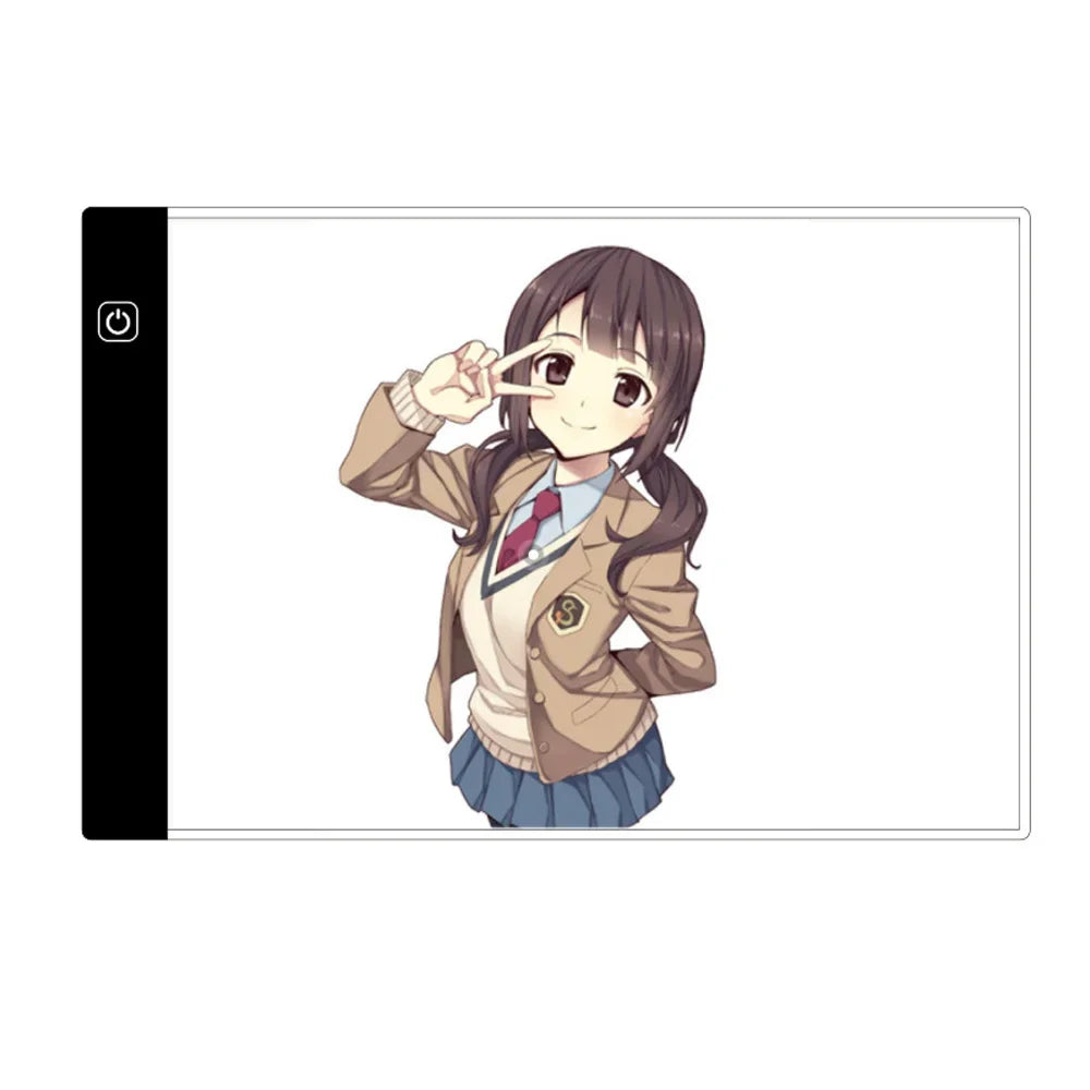 Led Drawing Copy Pad 3 Level Dimmable Board Table Animation Painting Adjustable Light Notepad