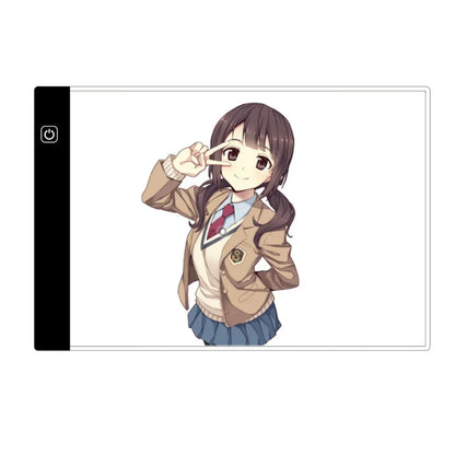 Led Drawing Copy Pad 3 Level Dimmable Board Table Animation Painting Adjustable Light Notepad