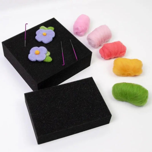 Wool Felt Workplace Mat Foam Needle Felting Poked Pad Sewing Accessories Tools