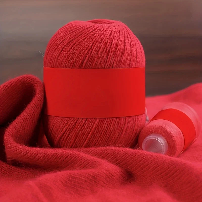 6 Pairs 100% Cashmere Soft Yarn 10.58oz+4.23oz - For Crochet Knitting Hats Clothing