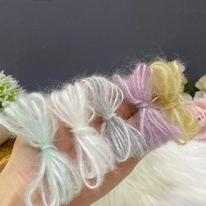 500G/PC Mohair Yarn High Quality Super Soft And Warm Baby Wool Crochet Yarn Anti-Pilling For Hand Knitting Scarves Sweaters Hats