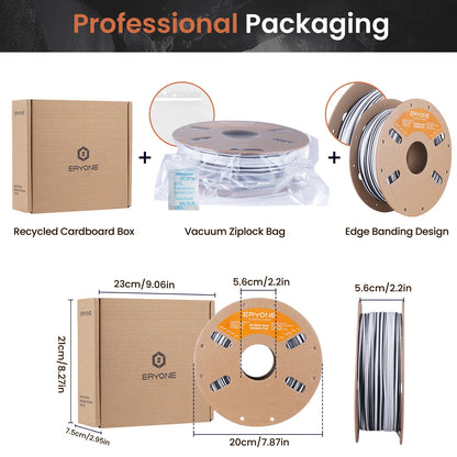 ERYONE PLA Hyper Speed Matte Rock Rainbow Color Premium Filament 3D Print,Multicolor Available,Max Speed 500mm/s,1KG/Spool