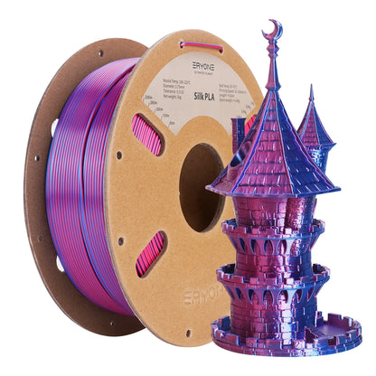 ERYONE Dual Color Series Silk PLA And Matte PLA 1KG 1.75mm Diameter High Quality Filament For FDM 3D Printing