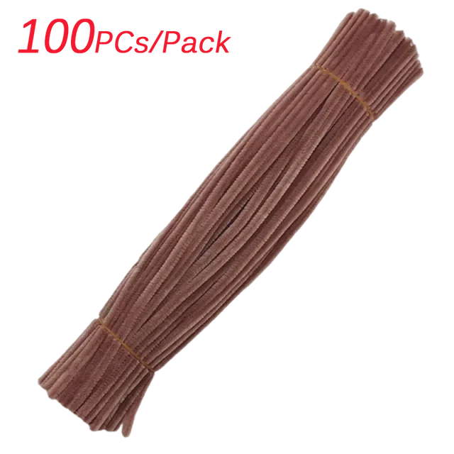 Creative Wires Chenille Wire Pipe Cleaners Flower Headband Diy Colorful DIY Plush Stem Wired Twist Stick