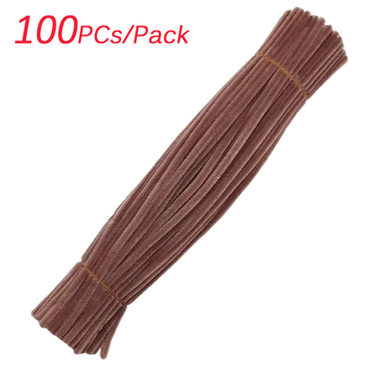 Creative Wires Chenille Wire Pipe Cleaners Flower Headband Diy Colorful DIY Plush Stem Wired Twist Stick