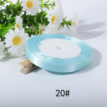 20mm 25yards per roll Silk Satin Ribbons