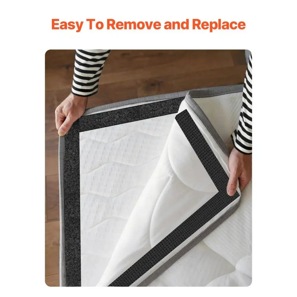 16FT 1.5IN NYLON HOOK AND TAPE SELF ADhesive STRIP ROLL BLACK