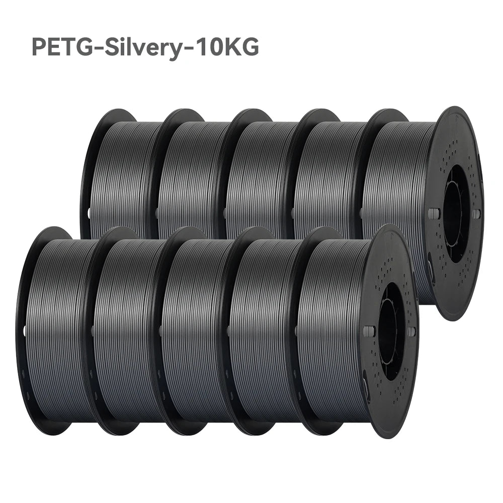 KINGROON 22LBS PETG or PLA filament 3D Printer Filament 10 Rolls 1KG 1.75MM Eco-Friendly Good Toughness Mix Color