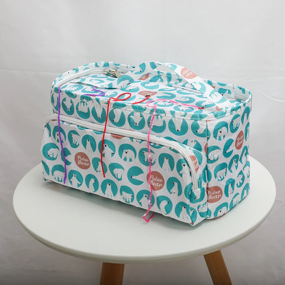 Wool Crochet Hooks Bags Oxford Cloth Knitting Thread Yarn Printing Storage Tote