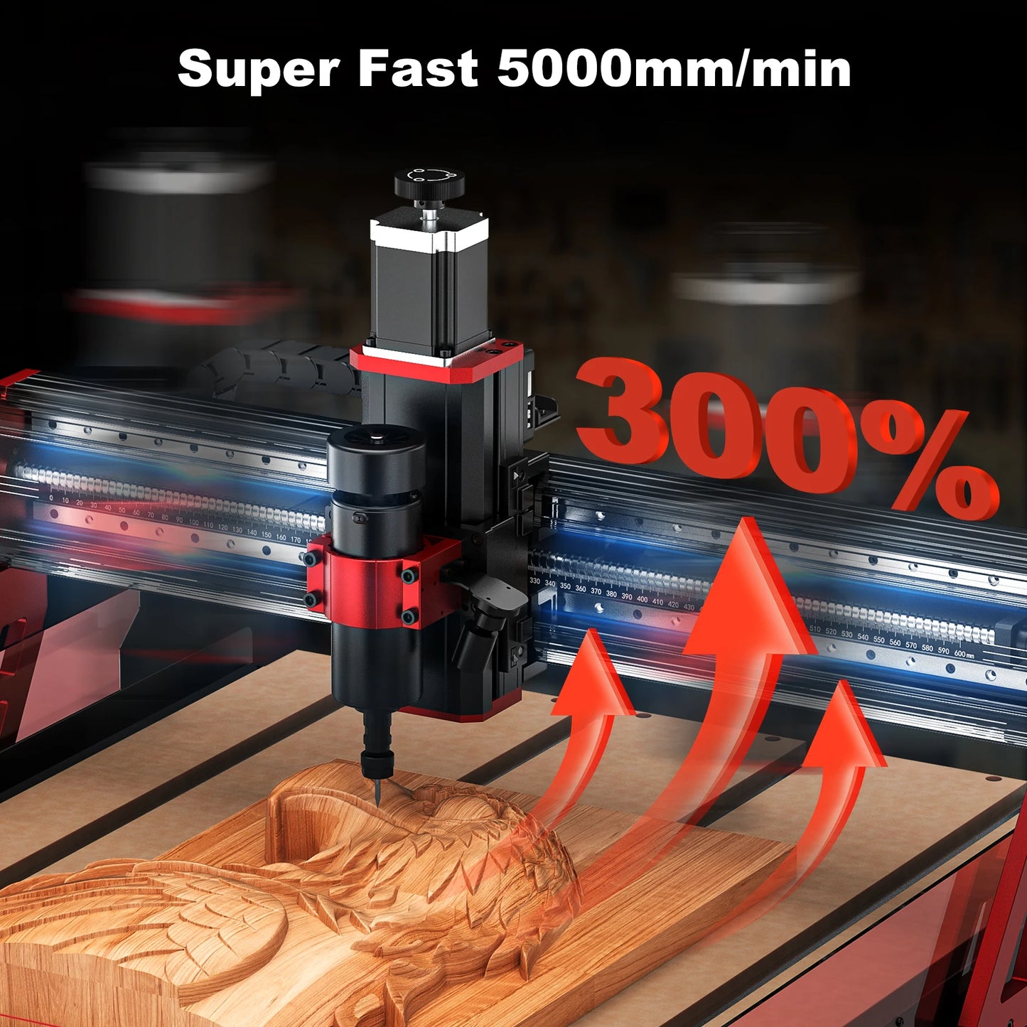 Twotrees TTC6050 CNC Router Woodworking Machinery CNC Tools Milling Cutting Machine