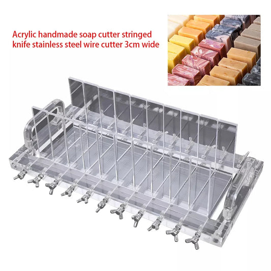 Professional Cold Soap Cutter for DIY – 3cm Steel Wire Soap Cutting Machine
