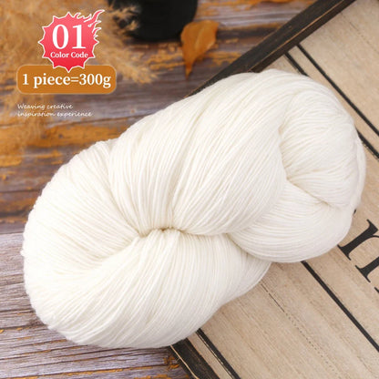 300g Alpaca Wool Yarn in Multiple Optional Colors Used for Knitting Fashionable Sweaters Scarves Gloves Hats Coats