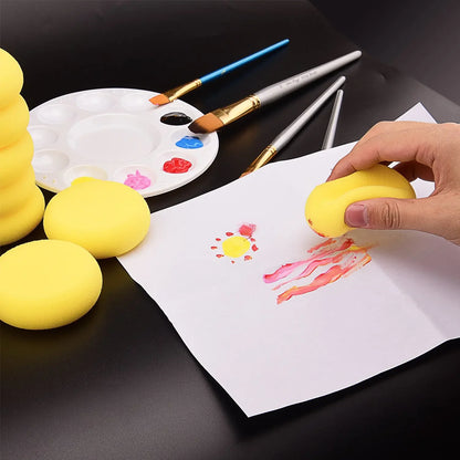 5/10/15 PCS Sponge for Coloring Round Sponge Watercolour Sponge Painting To Paint Crafts Sponges Crafts HHHM01