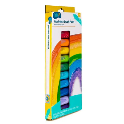 Hello Hobby Washable Squeezable Paintbrush, 12-Pk