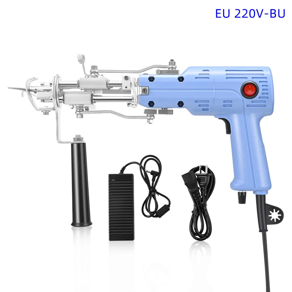 Upgraded 2 In 1 Electric Tufting Rug Gun With Adjustable Cut And Loop Pile Carpet Weaving Machine