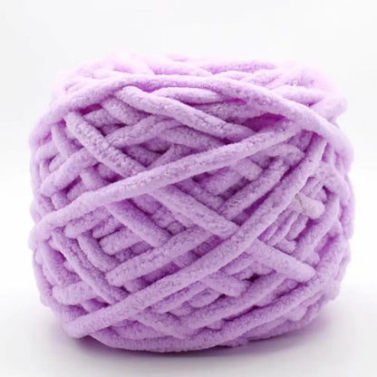 40m Knitting Yarn Soft DIY Crochet Yarn Solid Color Chunky